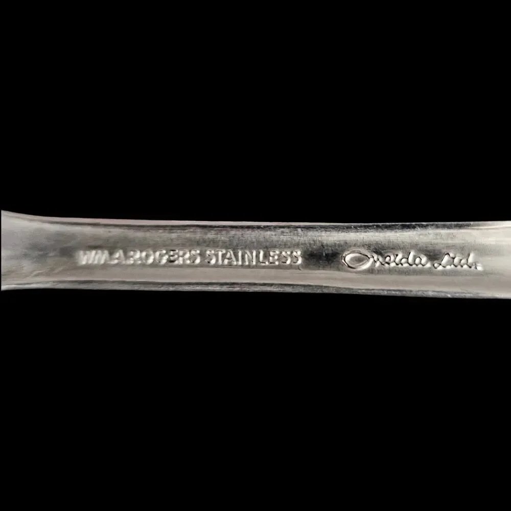 Oneida Community Stainless Flatware Serving Spoon Teaspoon Lot of 5